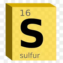 符号硫化学元素周期表剪贴画化学符号剪贴画