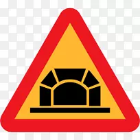 交通标志隧道警告标志短片艺术-道路标志图片