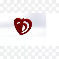 商标桌面壁纸字体-3D心脏图片