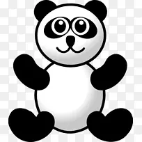 安迪熊猫大熊猫熊考拉剪贴画-GAMBAR Kartun熊猫