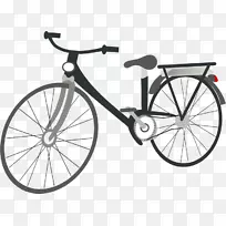 自行车免费内容剪贴画-旧自行车剪贴画