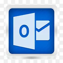 计算机图标Outlook.com偏爱图标MicrosoftOutlook-Outlook图标框形金属图标