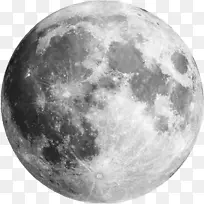 地球超级月亮月相-月亮无背景