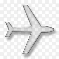 飞机电脑图标剪辑艺术-玻璃，飞机，飞行，旅行透明png