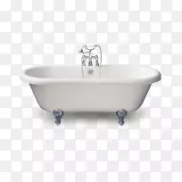 浴巾浴缸淋浴浴室-脚爪浴缸PNG