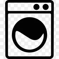 毛巾洗衣机自助洗衣电脑图标洗车图标免版税图片：22004066