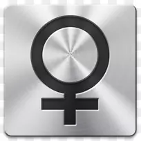 电脑图标符号标志下载-女性性别符号图标
