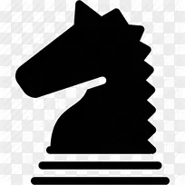 棋子骑士电脑图标.国际象棋保存图标格式