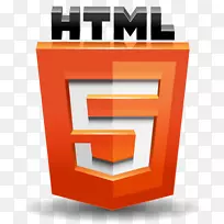 网页开发html CSS 3画布元素网页设计-W3C HTML 5徽标