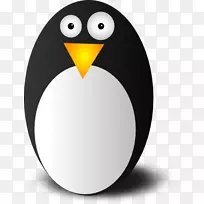 bsd守护进程debian gnu/kfrebsd Berkeley软件发行夹艺术-卡通pinguin