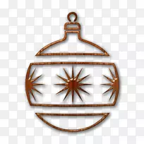 圣诞节装饰品圣诞装饰圣诞树剪贴画点缀图