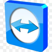 TeamViewer计算机图标microsoft windows计算机软件下载大小的TeamViewer图标