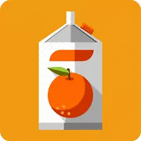 橙汁桑格里亚汽水鸡尾酒.PNG果汁载体