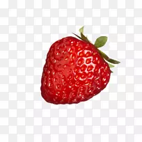果汁野生草莓糖霜巧克力蛋糕-草莓剪贴画