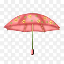 雨伞电脑图标剪贴画-粉色花伞PNG