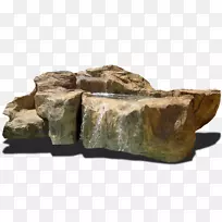 岩石巨石剪贴画-高分辨率石片