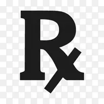 医药处方计算机图标处方药药物药房图标rx