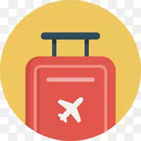飞行航空旅行飞机计算机图标-旅行行李图标png