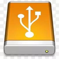 macintosh usb闪存驱动器硬盘驱动器计算机图标macos-usb驱动程序图标