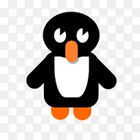 企鹅动画剪贴画-下载企鹅图标PNG