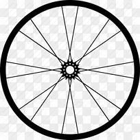 自行车车轮山地自行车图标绘图轮
