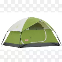 科尔曼公司帐篷野营户外娱乐活动-不同尺寸的帐篷PNG