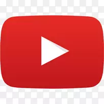 youtube播放按钮电脑图标youtube红色剪辑艺术-youtube徽标播放图标png