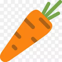 素食菜胡萝卜电脑图标蔬菜图标平面png