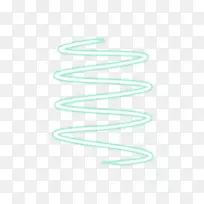 水绿松石瓶体珠宝字体-绿色漩涡PNG漩涡PNG