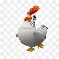 科钦鸡运动衫巨人爪哇鸡FarmVille 2：越野-可爱卡通鸡PNG