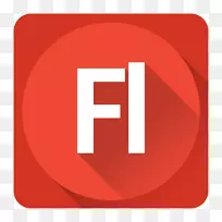 方形文字商标-闪光灯