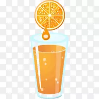 橙汁柠檬汁剪辑艺术-下载和使用果汁PNG剪贴画