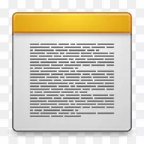 文字品牌材料黄色-应用程序配件文本编辑器
