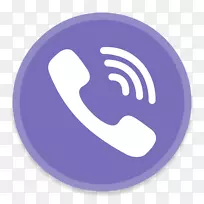 紫色符号-Viber