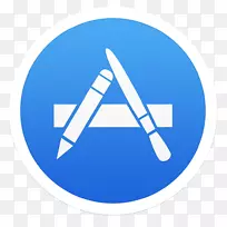 蓝色角区域符号-APP商店