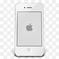 手机外壳手机配件小玩意电话-iphone白苹果