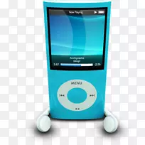 ipod多媒体电蓝ipodphonesBlue