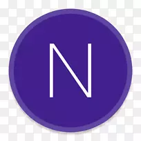 角紫色品牌符号-Microsoft office OneNote
