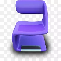 角紫色塑料钴蓝-紫座
