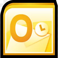 Text品牌标志圆圈黄色-microsoft office Outlook