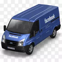 小型货车模型车-facebook车前