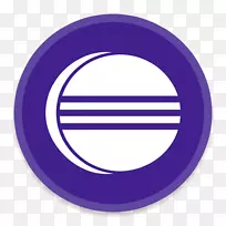 紫色商标符号-Eclipse