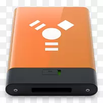 智能手机电子设备配件多媒体-橙色火线w