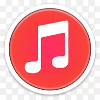 文字符号字体-iTunes红色