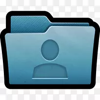蓝色矩形-文件夹用户
