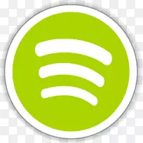 符号黄色绿色-Spotify客户端