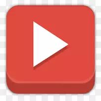 方形三角品牌标志-YouTube