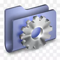 硬件附件角-开发者蓝色文件夹