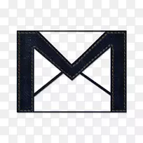 方角黑线图案-gmail