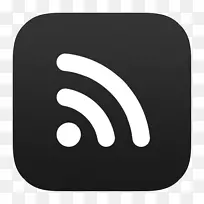 圆形符号字体-rss通知器